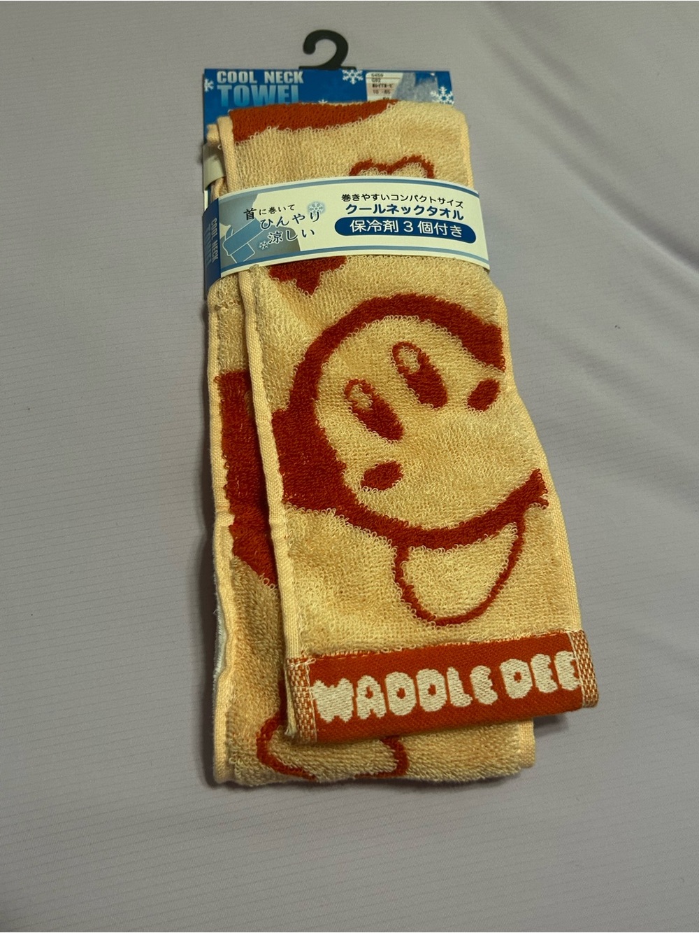 Nintendo Cream & Orange Waddle Dee Neck Towel